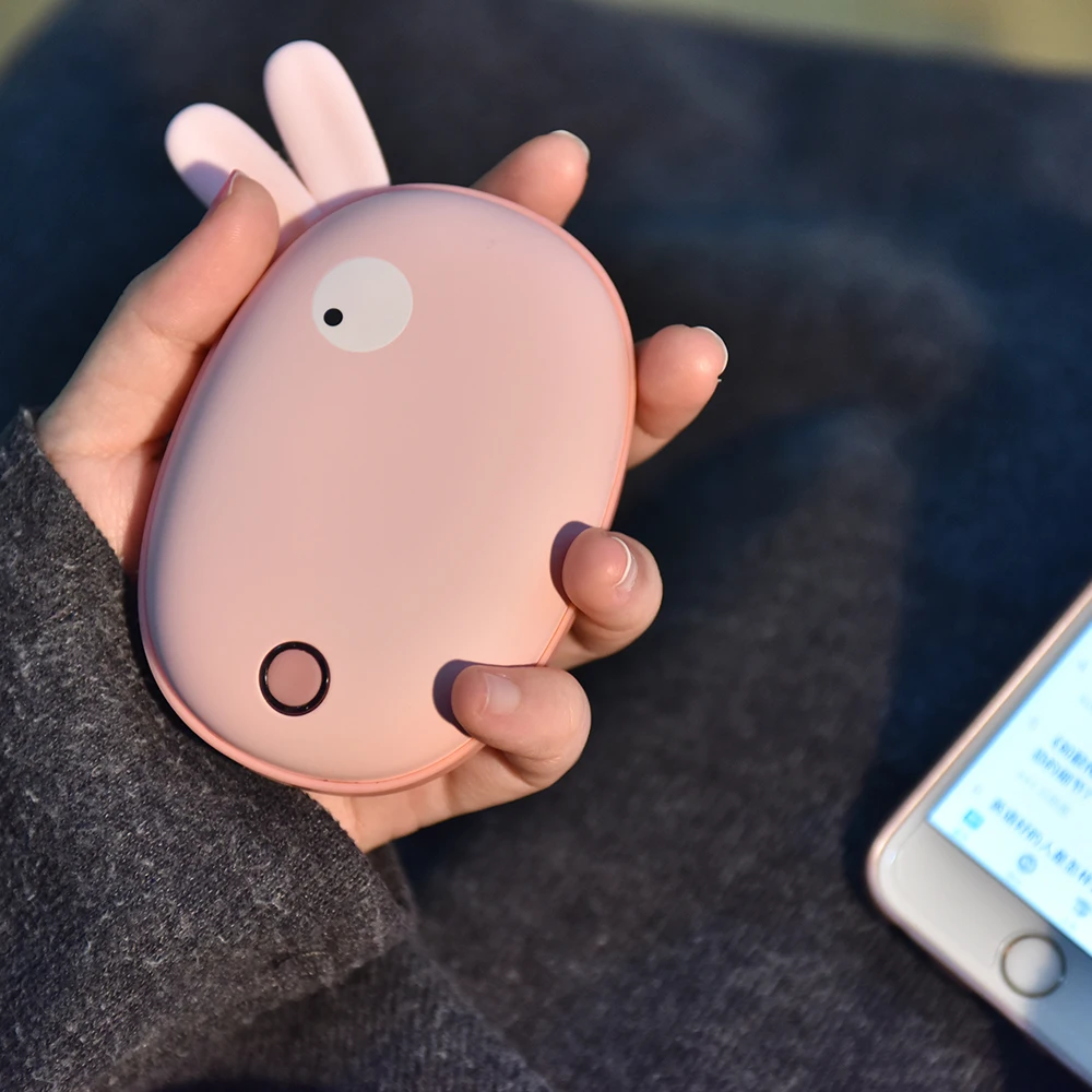 

Travel 5000mAH Power bank Electric Reusable USB Rechargeable Soft Hand Warmer