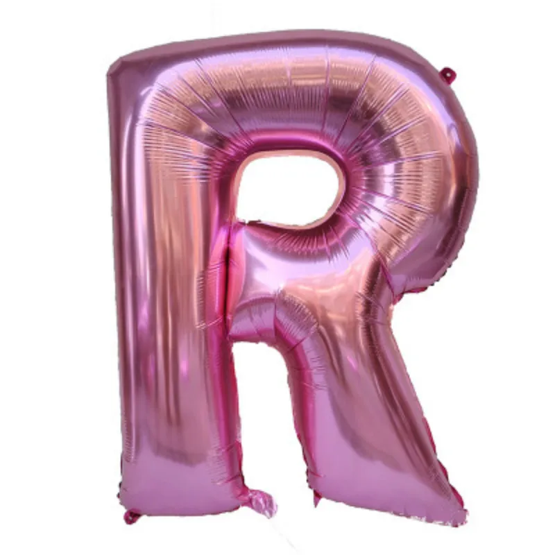 40 Inch pink Letter Balloons 1pcs Alphabet Balloons Wholesale Foil