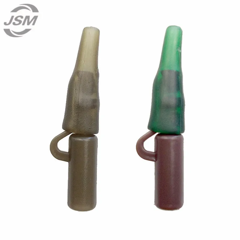 JSM 100 шт. 3 2 см защитные свинцовые зажимы с трубкой коричневый кофе ABS пластик для