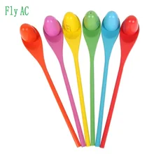 Children balance wood spoon care ball early education Outdoor interactive training game toys for children 6 pcs/sets
