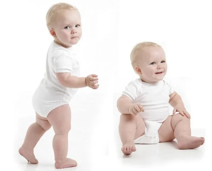 Baby Clothes Plain White Short Sleeve Cotton Rompers Summer Clothing For Newborns Infantil Overall Baby Clothes Plain White Short Sleeve Cotton Rompers Summer Clothing For Newborns Infantil Overall