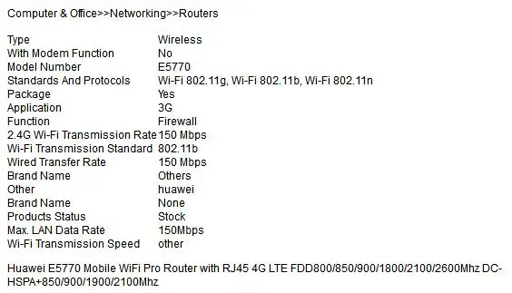 Разблокированный huawei E5770 Мобильный Wi-Fi и 4G маршрутизатор PK e5776 e5786 e589 e5377 e5577 e5878 e5186 e5172