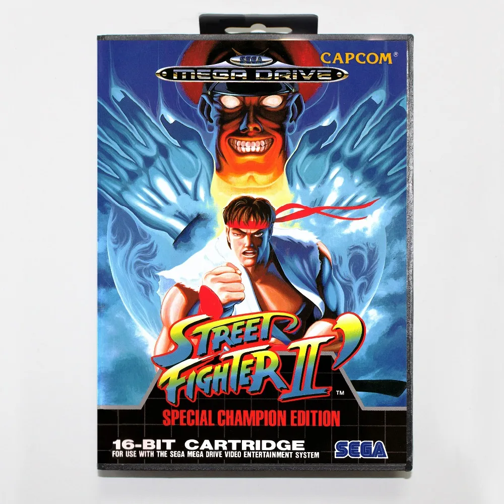

Street fighter 2 special champion edition 16 bit SEGA MD Game Card With Retail Box For Sega Mega Drive For Genesis