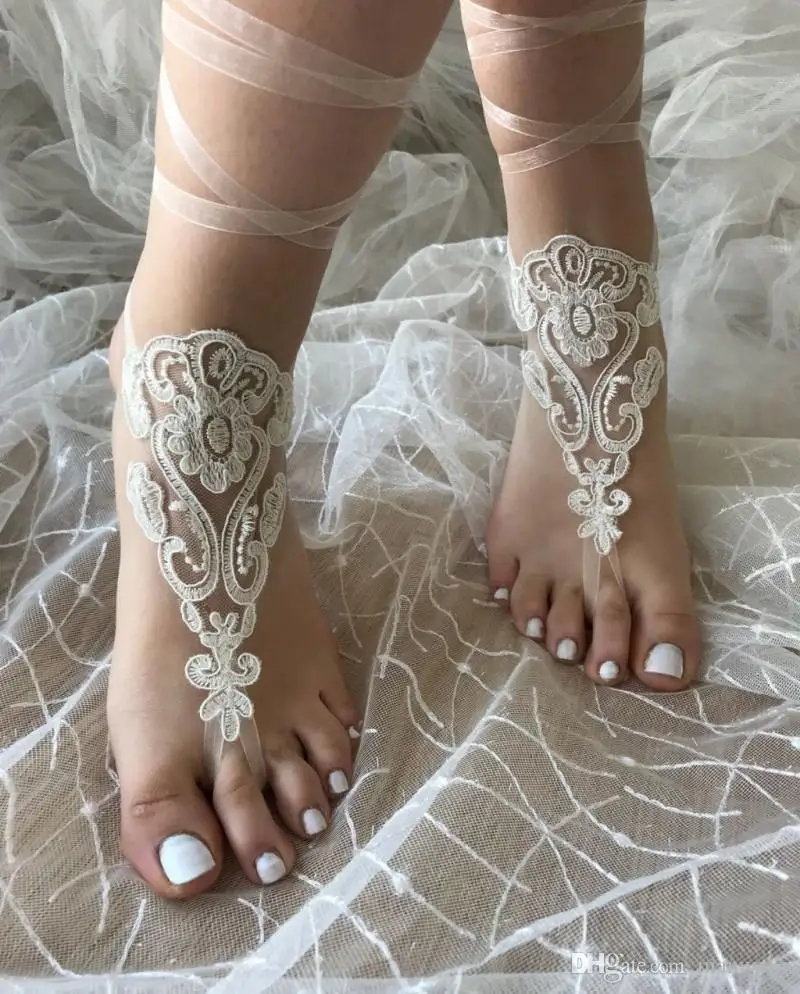 new-design-lace-beach-wedding-barefoot-sandals-2018-boho-ankle-chain-custom-made-bridal-bridesmaid-jewelry-foot (3)