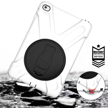 

for iPad Mini 4 Retina Case, 3in1Hybrid [Soft&Hard] Heavy Duty Rugged Stand Cover Shockproof Anti-Scratch Full-body Protective