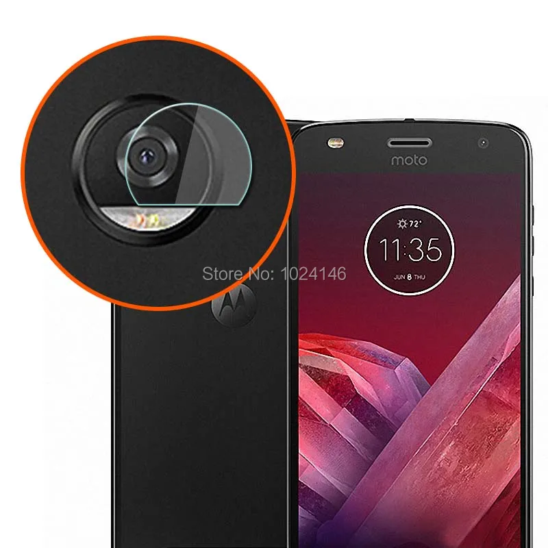 5 шт. для Motorola Moto Z Play Droid / Z2 Force тонкая защитная пленка объектива камеры Закаленное