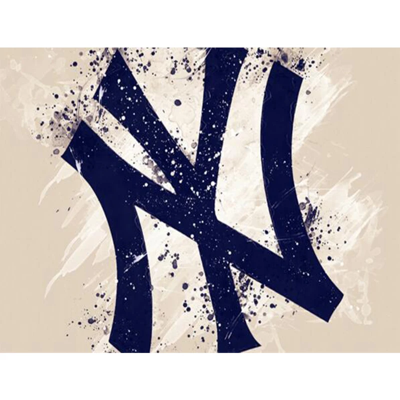 

Cartoon 5D Diy Diamond Painting baseball Cross Stitch New York Yankees Needlework Diamond Embroidery Full Decor Christmas B619