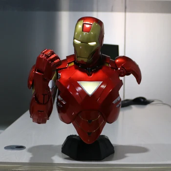 

41CM 1/2 Scale Avengers Anime Figure Iron Man Dolls MK6 Action Figure Resin Statue Bust Model Decoration Toy Ver