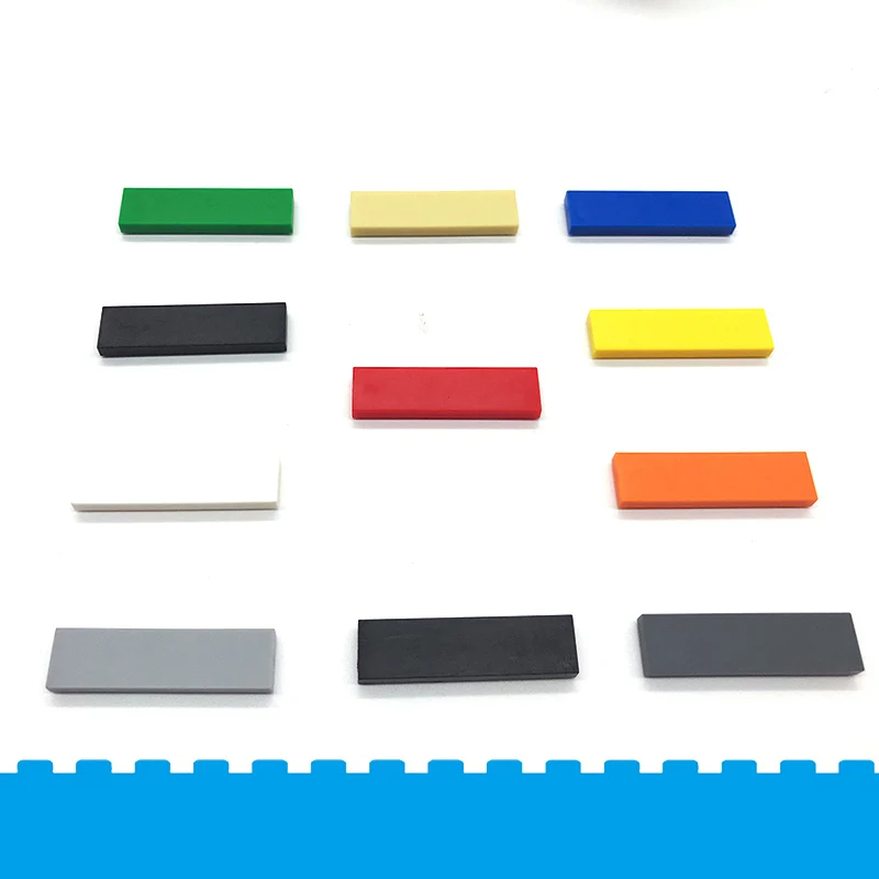 

100g/lot 1*4 Building Block thin brick Smooth surface Compatible with Legoe Educational Toy Multicolor toys for Children