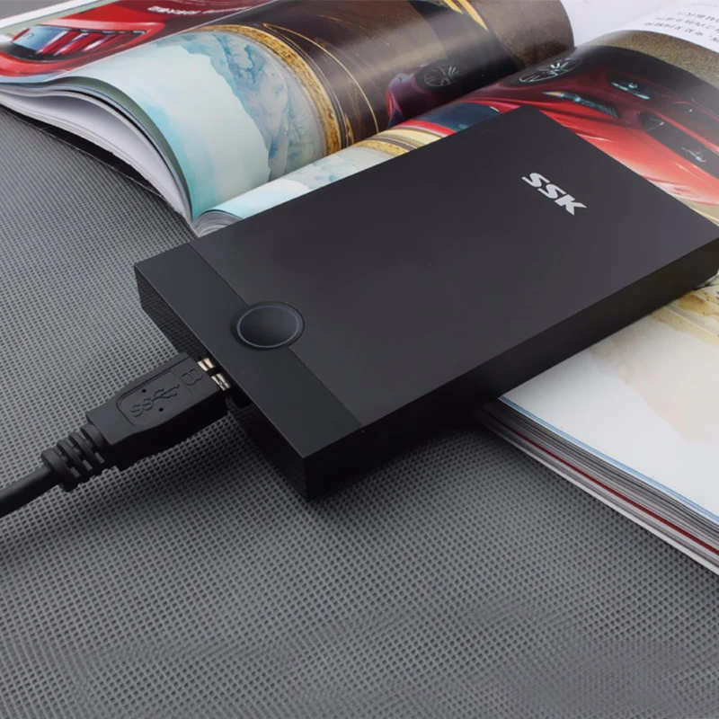 SSK портативный SATAII к usb 9 5 гбит/с 2 мм дюйма HDD/SSD внешний корпус/чехол/коробка