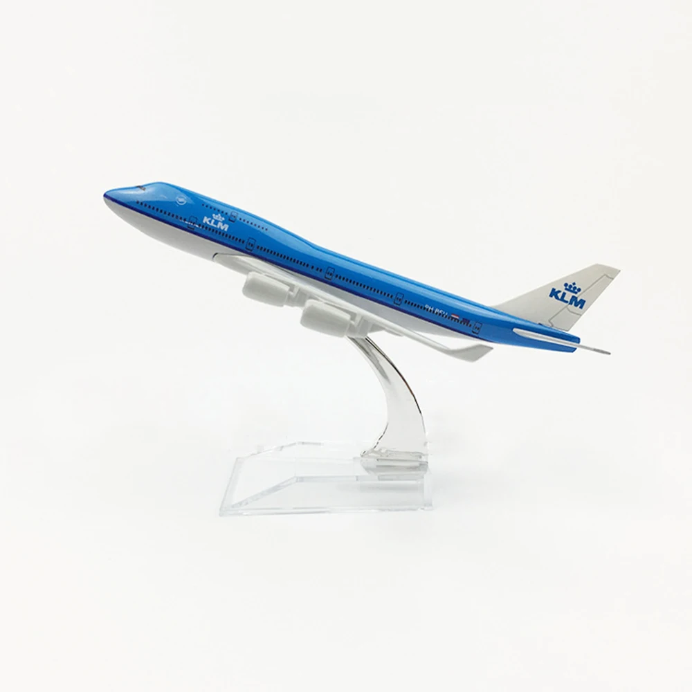 1/400 масштаба самолета B747 KLM Королевский голландский самолет 16 см сплав Boeing 747