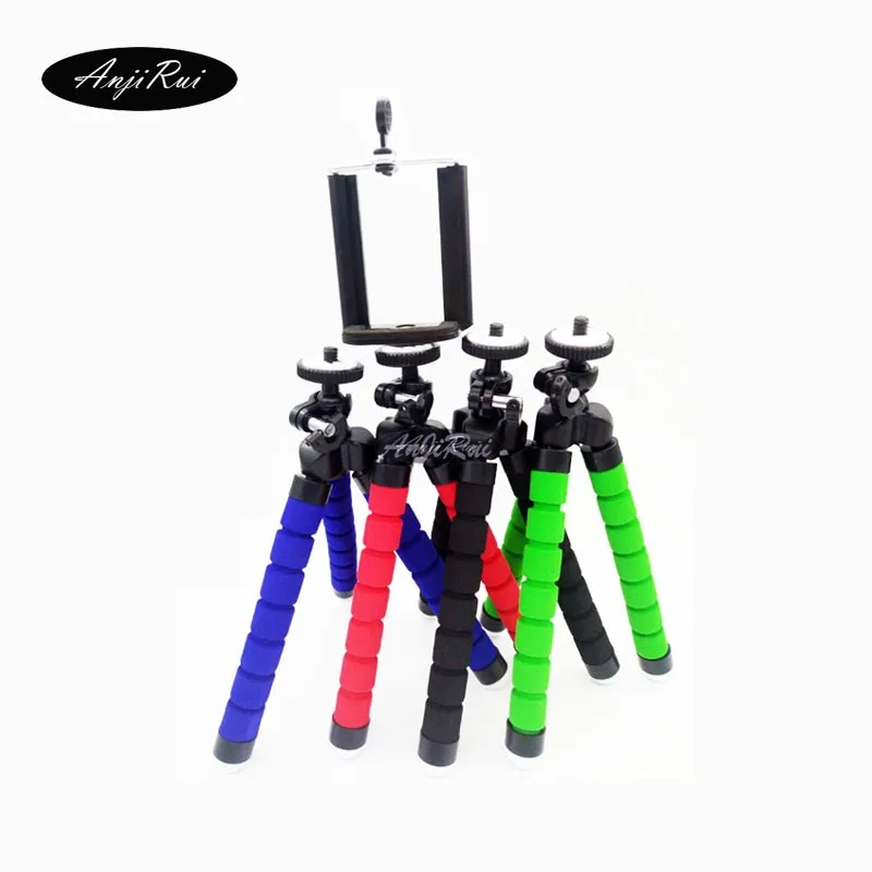 Flexible Foam Legs Octopus font b Tripod b font Stand adapter for GoPro SLR DSLR DV