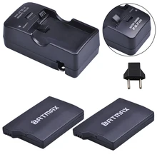 2Pcs 3 6V 2400mAh Batteries Charger Kits for Sony PSP2000 PSP3000 Console