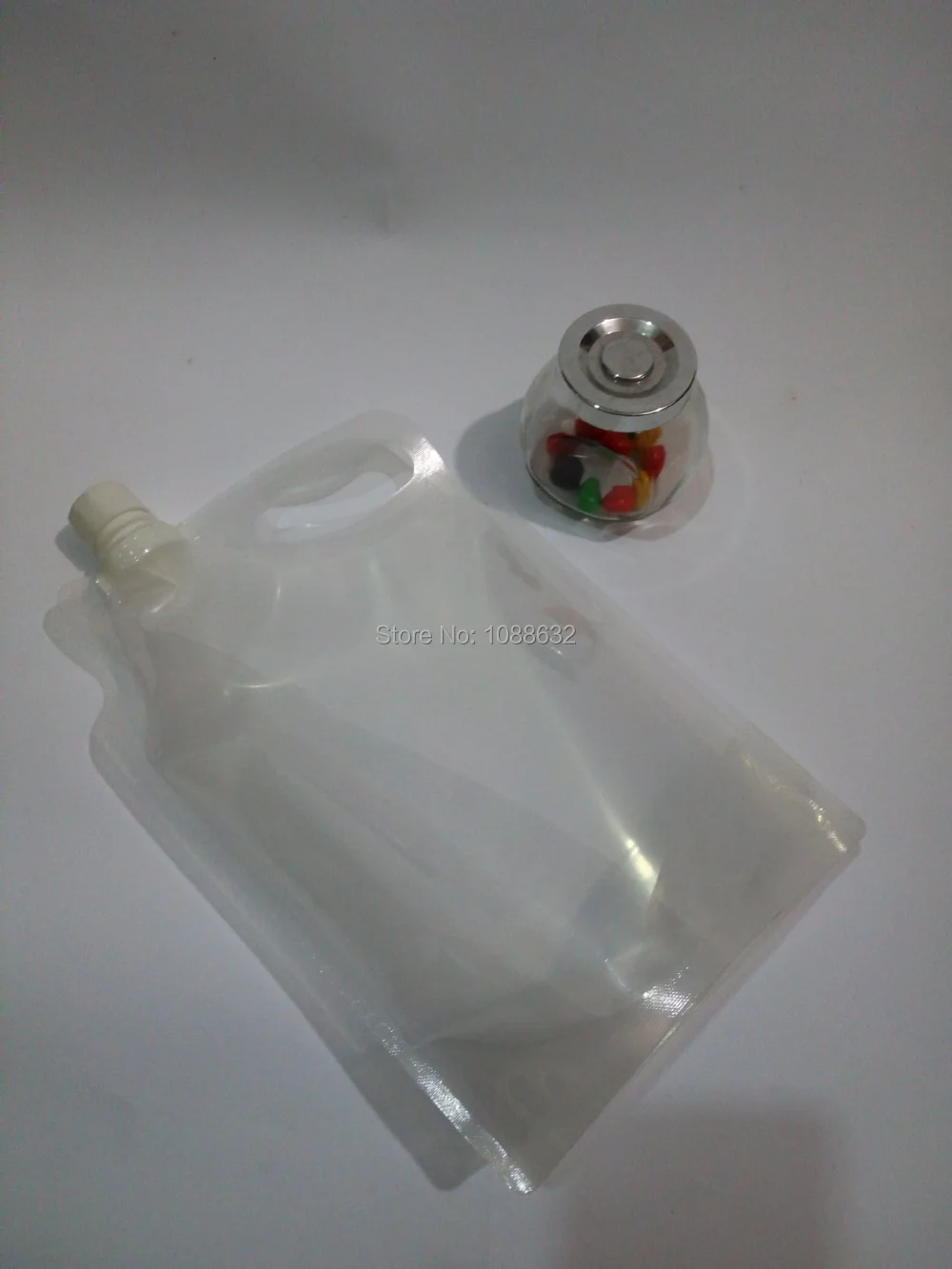 2L stand up water bags storage bags refillable co friendly plastic