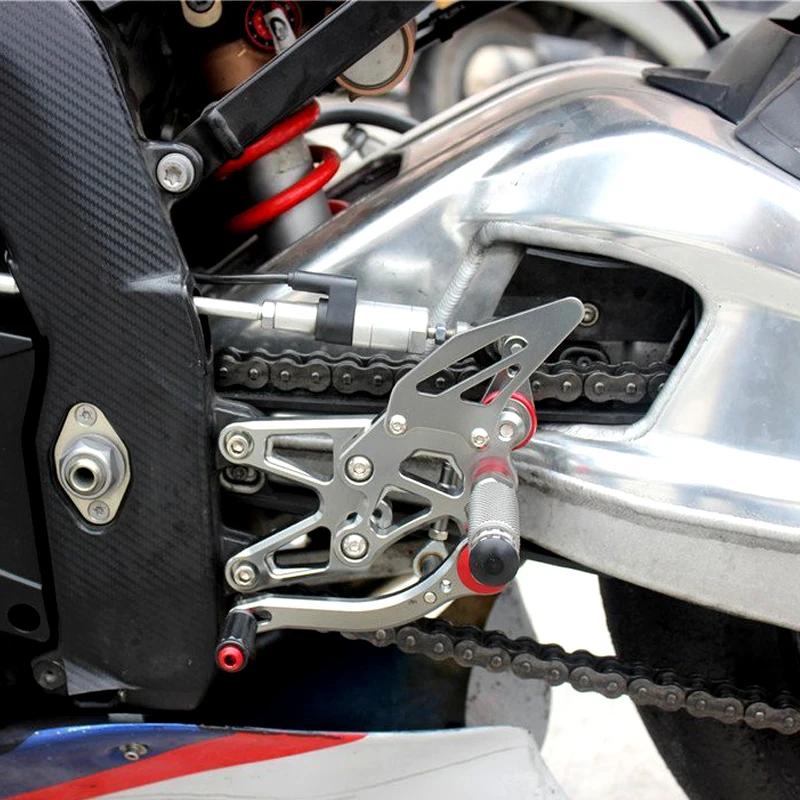 KEMiMOTO мотоциклетные подножки для BMW S1000RR ног 2009 2010 2011 2012 2013 2014 CNC Регулируемые