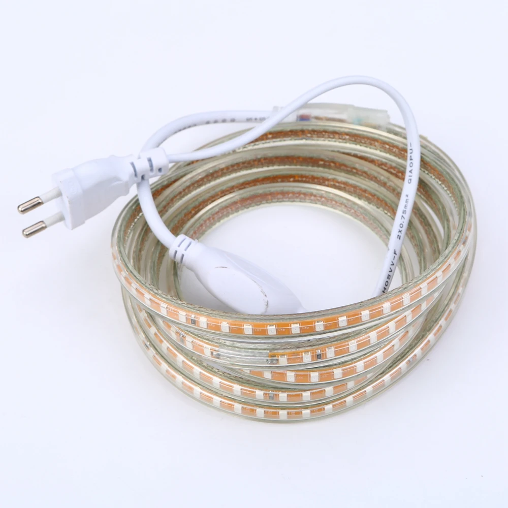 220V Светодиодные ленты света SMD2835 120 светодиодный s/М гибкий лента