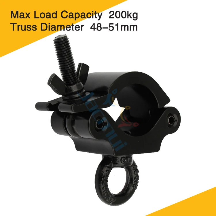 

(16PCS/LOT) EYE SHAPE CLAMP LIGHT HOOK SWL 200KG HEAVY DUTY BEAM LIGHT CLAMP SHOW QUICK COUPLER FOR STAGE LIGHT TRUSSING STANDS