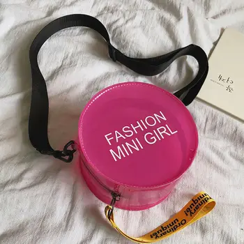 

Women's PVC Transparent Clear Shoulder Bag New Fashion Tote Jelly Candy Summer Beach Messenger Crossbody Handbag