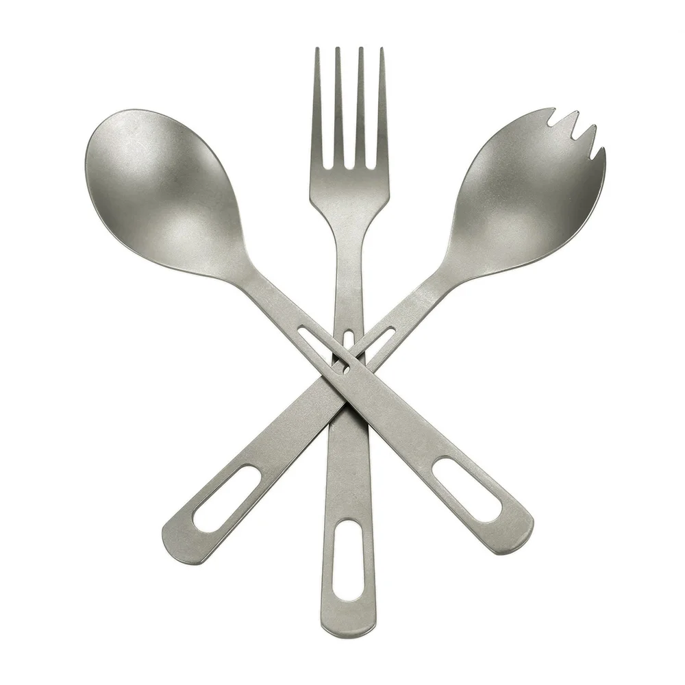 Buy 3PCS Camping Picnic Fork Spoon Spork Tableware Set