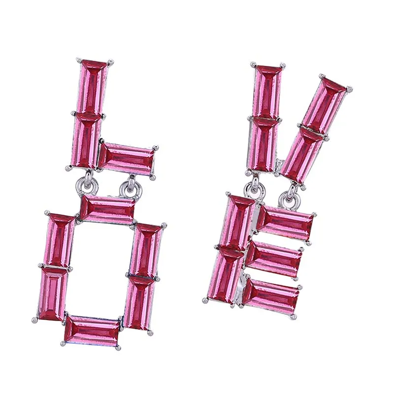 boho drop earrings love dangle earrings statement long pendant earrings oorbellen women fashion Jewelry  (6)