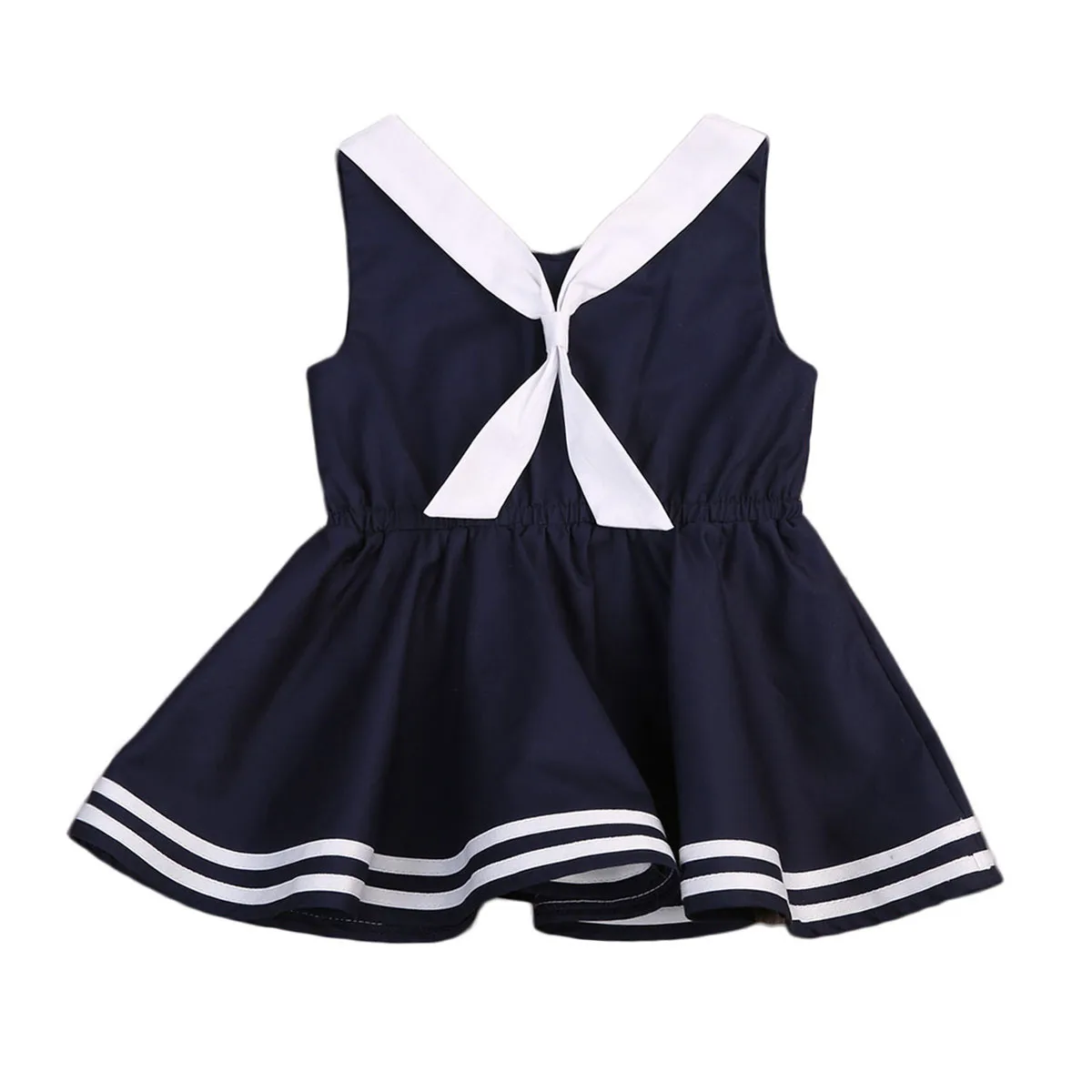 

Sleeveless Casual Baby Girls Dress Tie Tutu Mini Cute Summer Party Princess Wedding Dresses Girl New