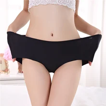 Летние бесшовные трусы женские шелковые трусики размера плюс нижнее белье с низкой посадкой женские хлопковые трусики стринги для женщин 29