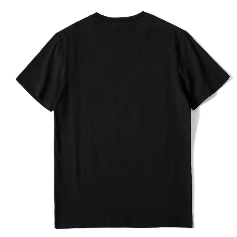Мужские футболки с забавным принтом, уличная футболка с круглым вырезом, летние футболки в стиле хип-хоп, топы, футболки для мужчин, черные HA158