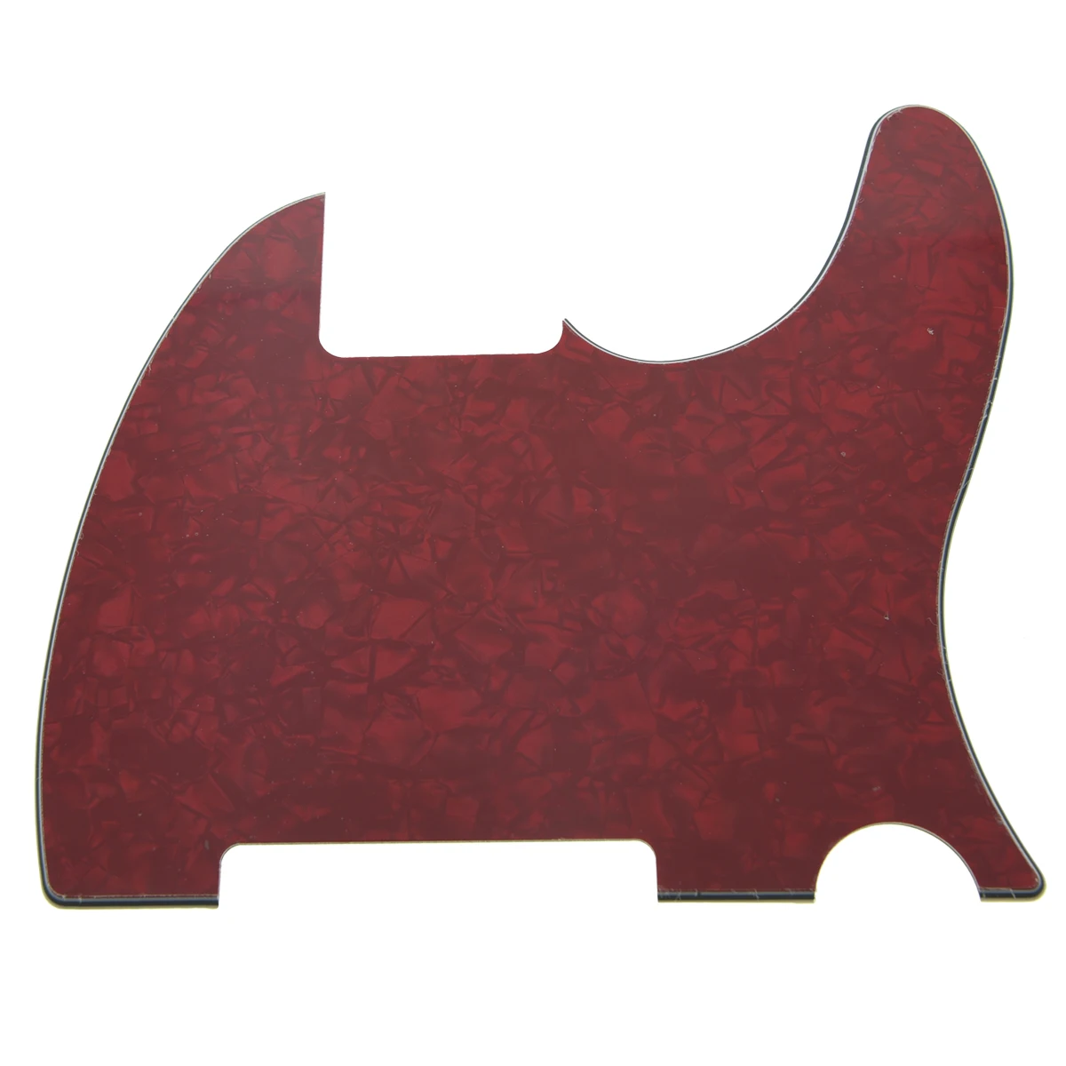 Kaish Tele пустой гитарный медиатор guard pick guard подходит для Telecaster Tele guitar - Цвет: Red pearl