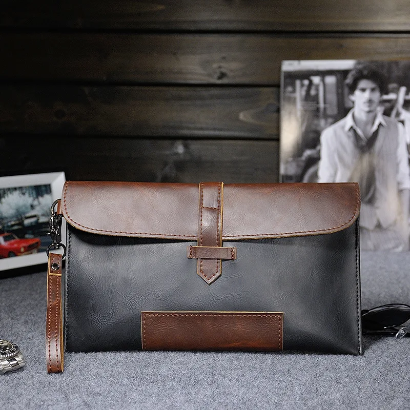 

2016 Hot sale fashion men handbag canvas men briefcase casual Hasp envelope bag business men messenger bags men travel bags9610