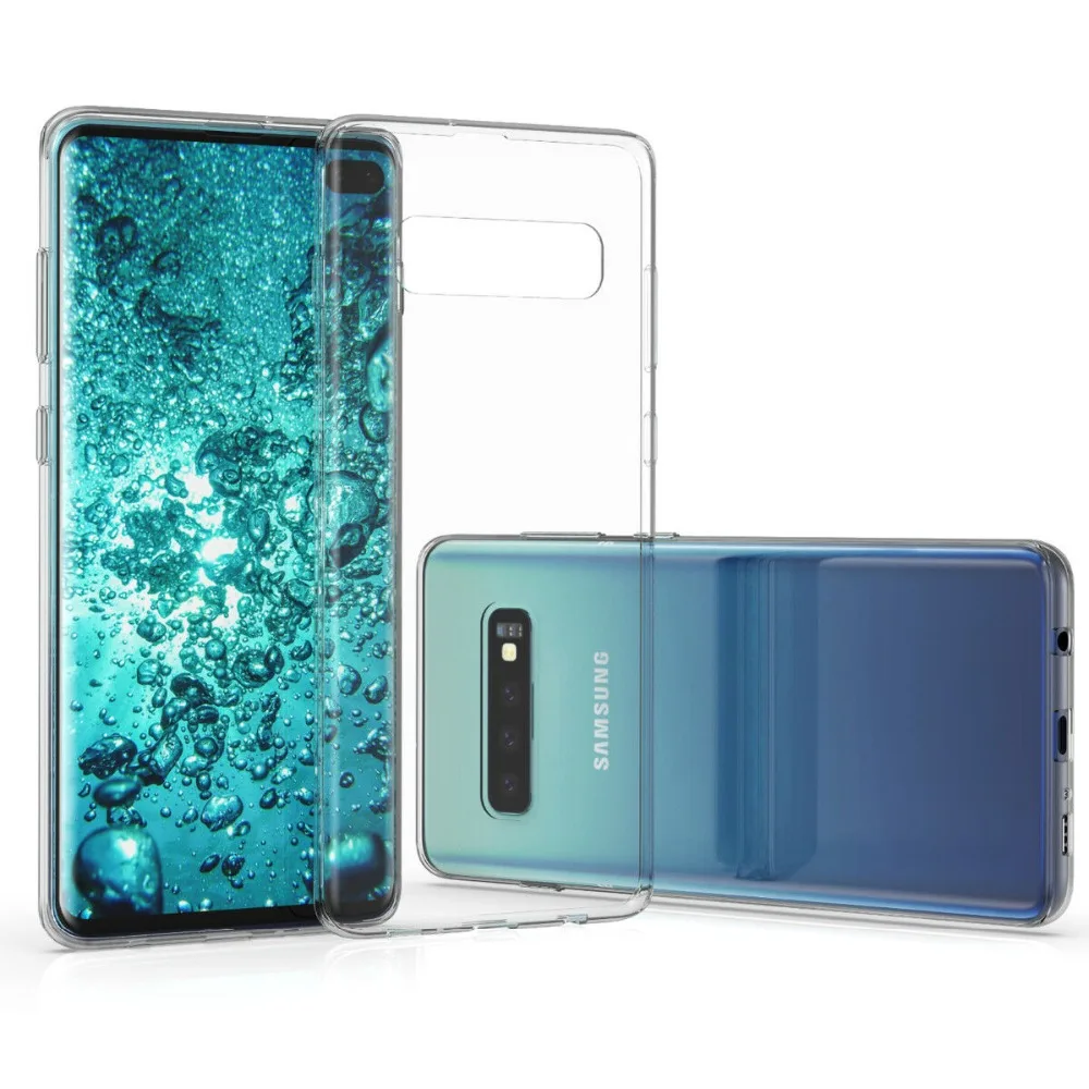 Для samsung Galaxy S10 Plus S10 5G чехол ультра тонкий прозрачный мягкий ТПУ чехол для задней панели для samsung Galaxy S10e S10+ Plus чехол