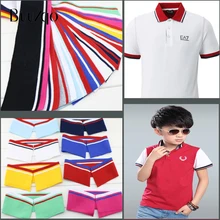 Buulqo эластичный хлопок трикотажная нить ткань для DIY Футболки манжеты ребра Топ тканевые аксессуары к одежде