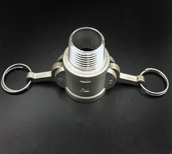 

2pcs 3/4" BSP male Thread 304 Stainless Steel Type B Socket Camlock Fitting Cam and Groove Coupler
