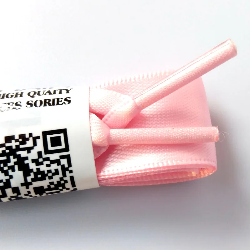 Neue 1-12 Pairs Rosa Mode Colorfu Großhandel Prinzessin Bunte Flachband Schnürsenkel Spitze Sportschuhe Seide Dame Turnschuhe schnürsenkel