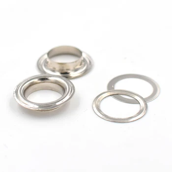 

100sets inner diameter 12mm metal Eyelets Shoebox holes Canopy cloth drawstring holes Eyelets Silver rivets Sewing repai