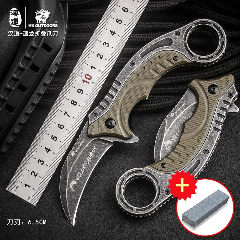 HX на открытом воздухе ZD-014 karambit складной нож выживания КС го Охота Инструменты ЦАВС карманный нож Тактические Ножи edc Кемпинг Инструмент