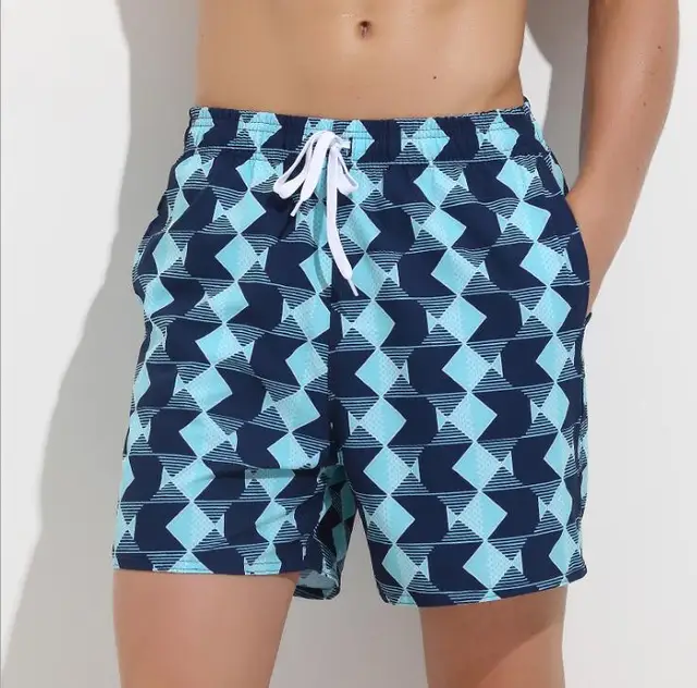 Buy Quality Men's Swim Trunks Colorful Floral Printing Quick Dry Beach Board
