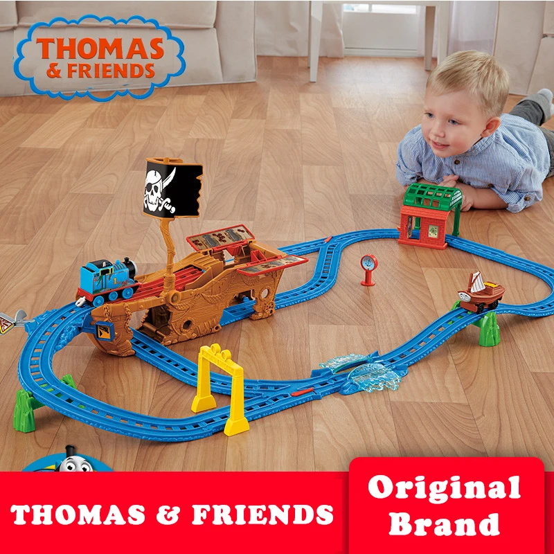 Оригинальные игрушки Thomas & Friends рельсовые строительные литые Железнодорожный