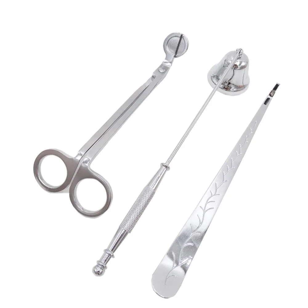 3pcs Candle Accessory Gift Pack Candle Accessories Set with Candle Bell