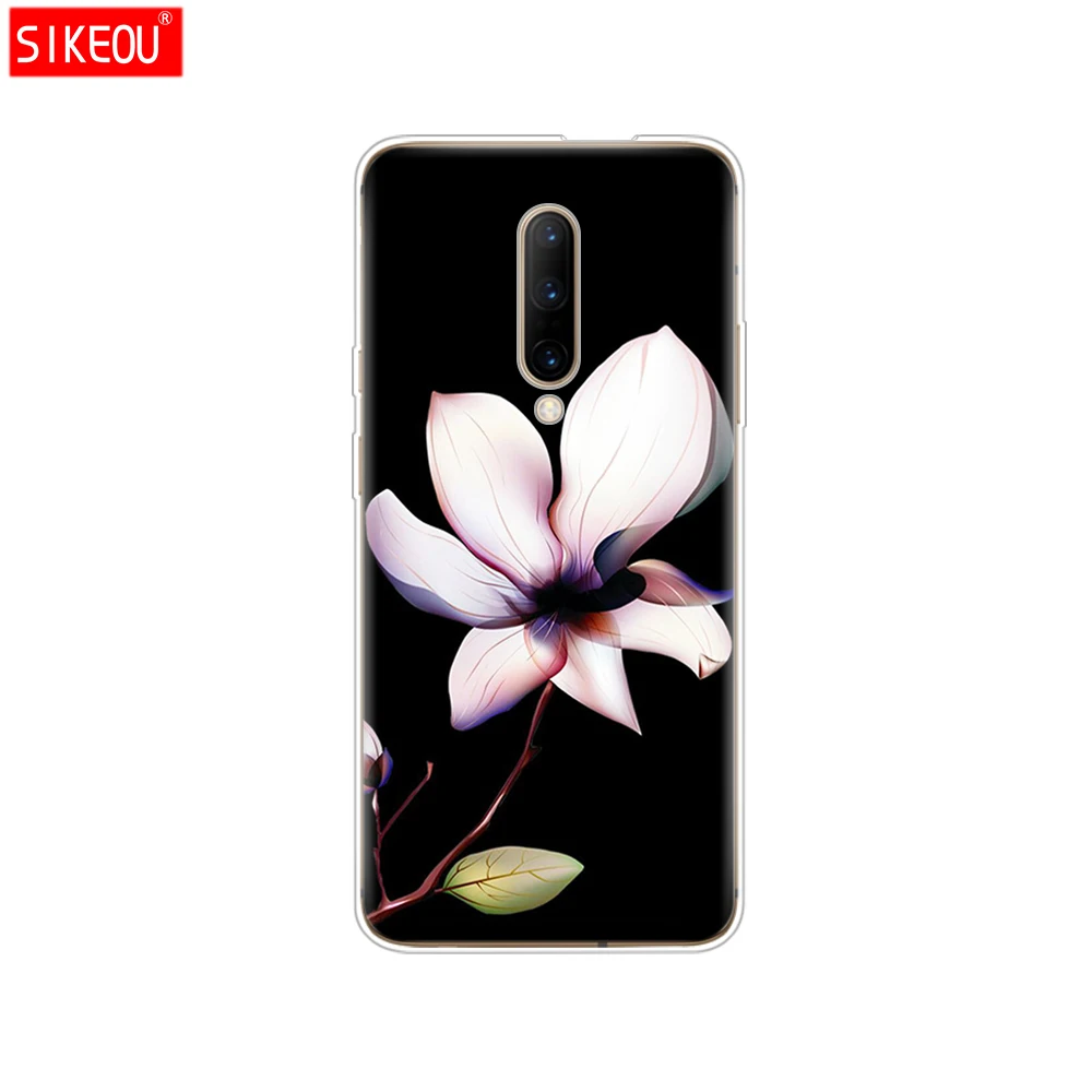 Силиконовый чехол для oneplus 7 Чехол для one plus 7 pro чехол etui чехол для oneplus 7 pro чехол coque сумка бампер 1+ 7 цветок - Color: 12082