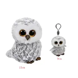 2018 горячая Распродажа Ty Beanie Boos Big Eyes 6 "Обычная Сова 3" заколка в виде совы плюшевая игрушка кукла чучело животные милые плюшевые детские