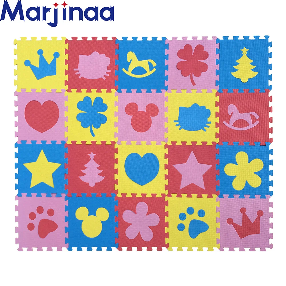 Детский коврик пазл Marjinaa из вспененного этилвинилацетата/20 или 30 шт./партия