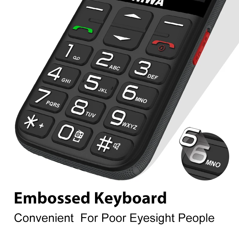 Цена Мобильный телефон для пожилых людей, 3G, кнопка SOS, 1400 мА ч, 2,31, 3D изогнутый экран, мобильный телефон, фонарик, фонарь, сотовый телефон для пожил...