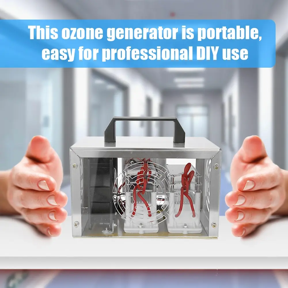 

220V Air Purifier Ozone Generator plate 30000mg/h Ozonator Portable Ozonizer Cleaner Sterilizer with Timing Switch Air Cleaner