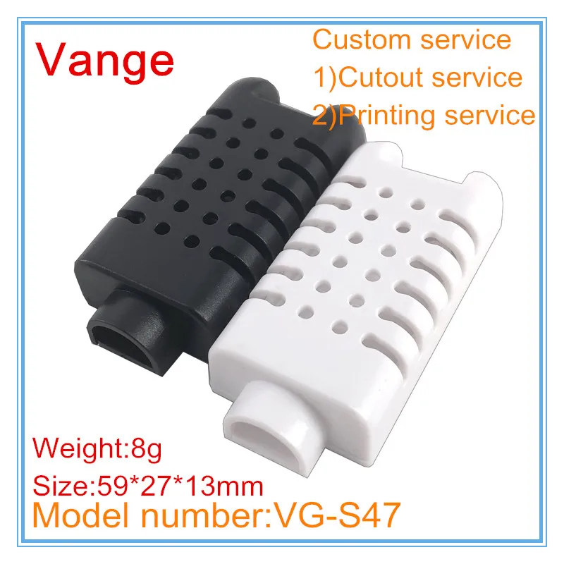 

2pcs/lot smoke detector case 59*27*13mm ABS shell plastic diy project box electronics for sensor module