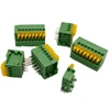 50 Uds. Conector de bloques de terminales de resorte de paso de 2,54mm 2/3/4/5/10-20P KF141R Pin recto verde protección del medio ambiente 150 V/2A ► Foto 3/6