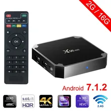X96 mini tv box Android 7.1.2 2GB 16GB andriod TV BOX Amlogic S905W Quad Core Suppot H.265 UHD 4K WiFi X96mini Set-top box