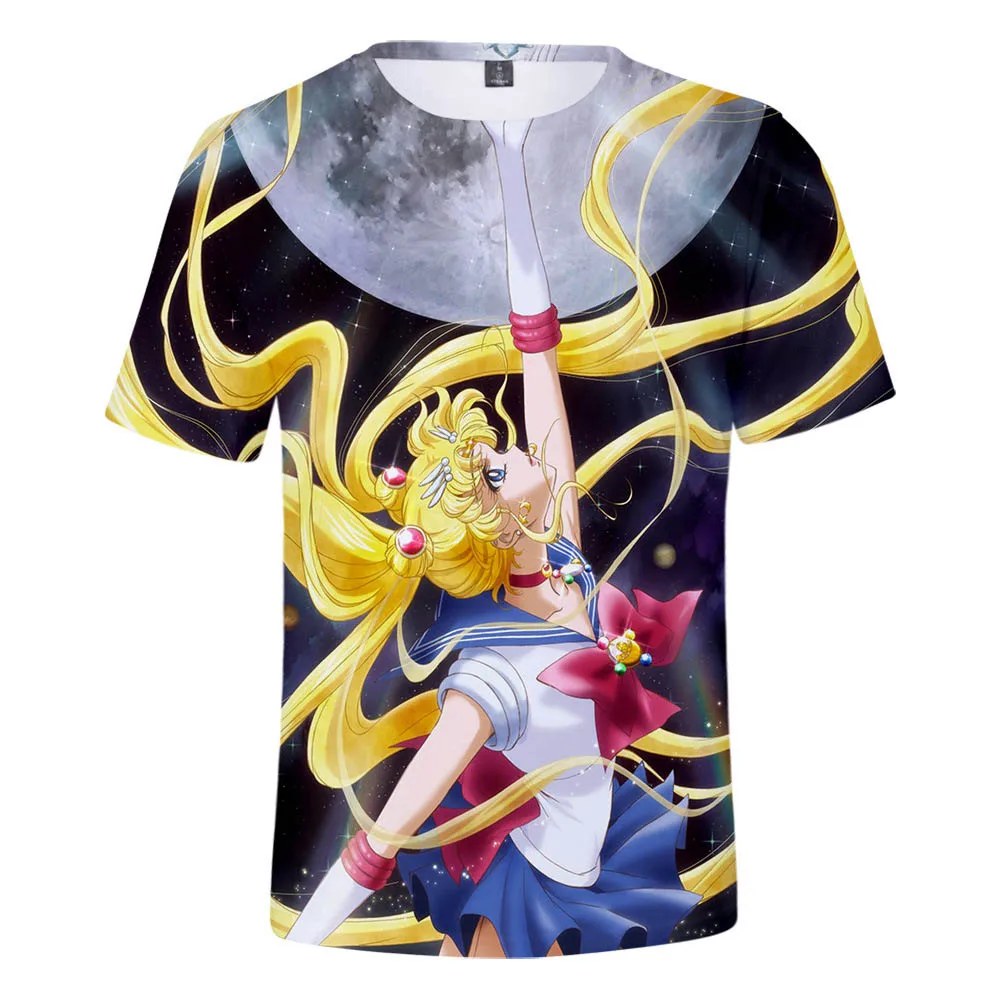 Sailormoon женская футболка японский аниме милый топ одежда Kawaii|Футболки| |