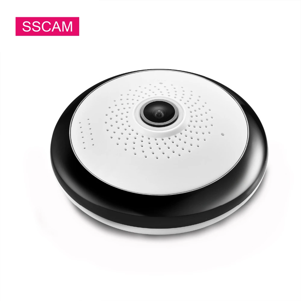 

High Definition Panoramic 2MP Wifi Camera 360 Degrees Fisheye 1920*1080P Full HD VR Mini Home Surveillance Camera Email Alarm