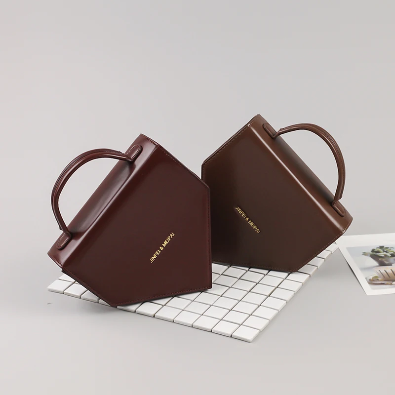 

WEIXIER Retro Leather Bag Brand Designer Diamond Shape Women Messenger Bags Female Simple Small Tote Mini Shoulder Bags AL-35