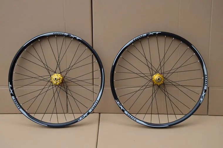 Perfect free shipping lutu xt wheelset  MTB Mountain Bike 26 27.5 29er 32H Disc Brake  11 Speed No carbon bicycle wheels Super good! 4